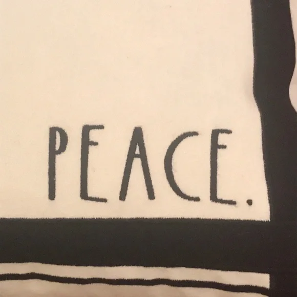 Rae Dunn Peace Pillow - Picture 2 of 5